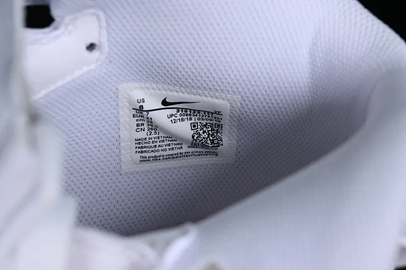 All categories Nk Air Force 1 Air Force series Nk Air Force 1 Mid Air Force mid-top Nk Air Force 1 Mid '07 Air Force 1 first-layer mid-top all-white casual sneakers 315123-111
